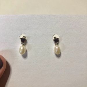 Rhodolite Garnets and Pearls in Sterling Silver